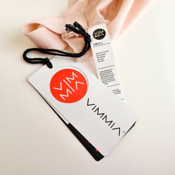 Vimmia Shavasana Reversible Sweater Womens S Light Pink Long Sleeve New w/ Tag - Picture 7 of 8